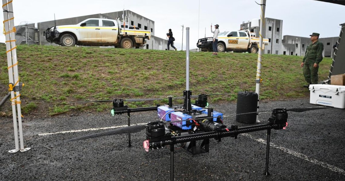 SAF trials mobile anti-drone system and airborne 5G network