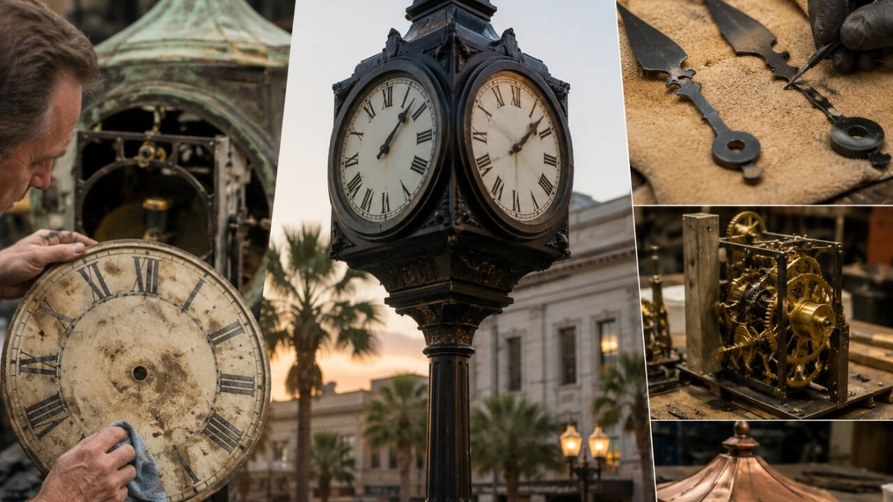Historic Clearwater clock restored to glory after 100 years of exposure