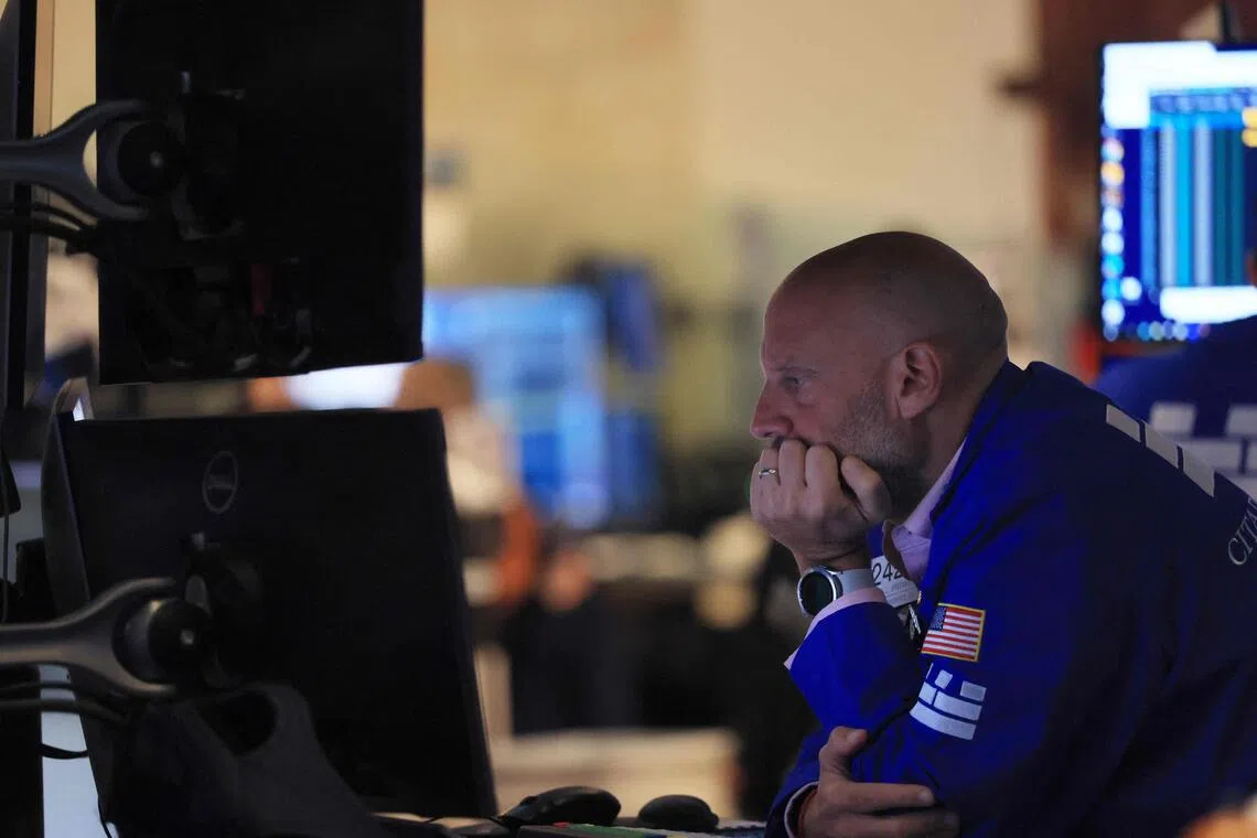 AI sector shares tumble as tech leaders urge development slowdown