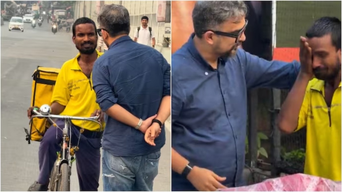 Anant Ambani Gifts Scooter to Blinkit Delivery Agent, Emotional Video Goes Viral