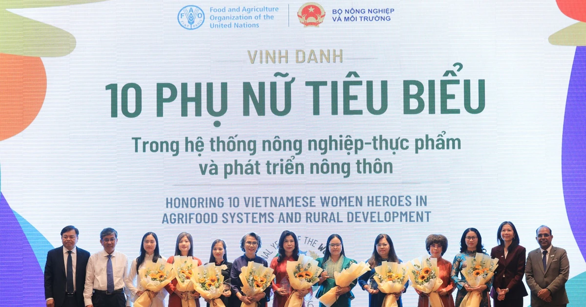 FAO vinh danh 10 phụ nữ nông nghiệp Việt Nam tiêu biểu