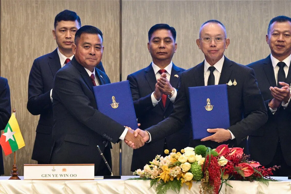 Thai and Myanmar military leaders meet amid warming ties