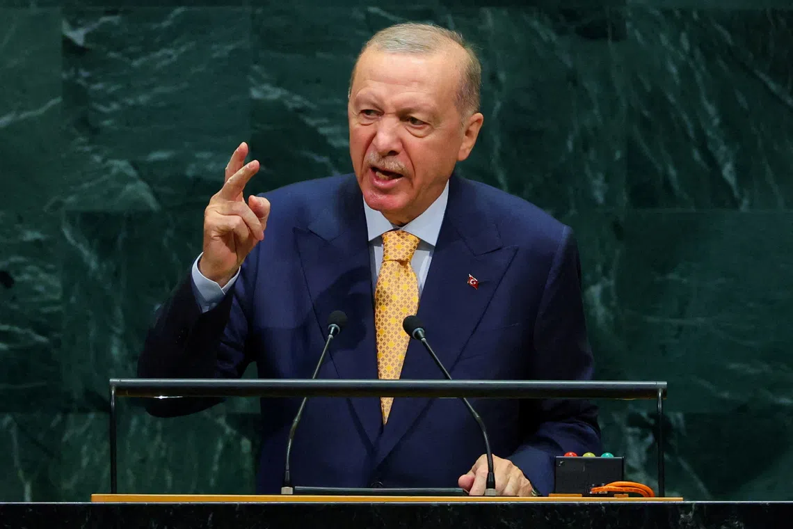 Erdogan says unequal climate financing hampers uniform global action