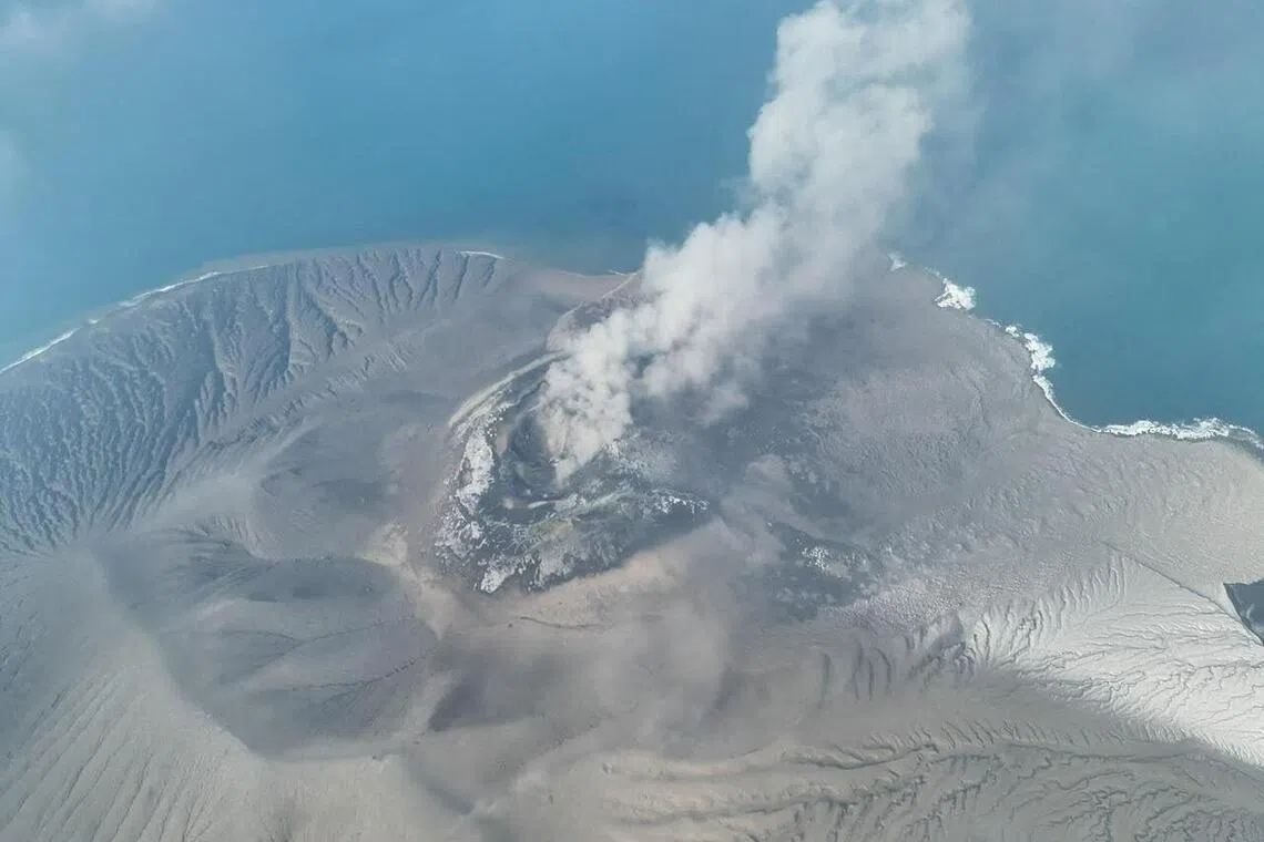 Anak Krakatau volcano creates two new islands following eruption