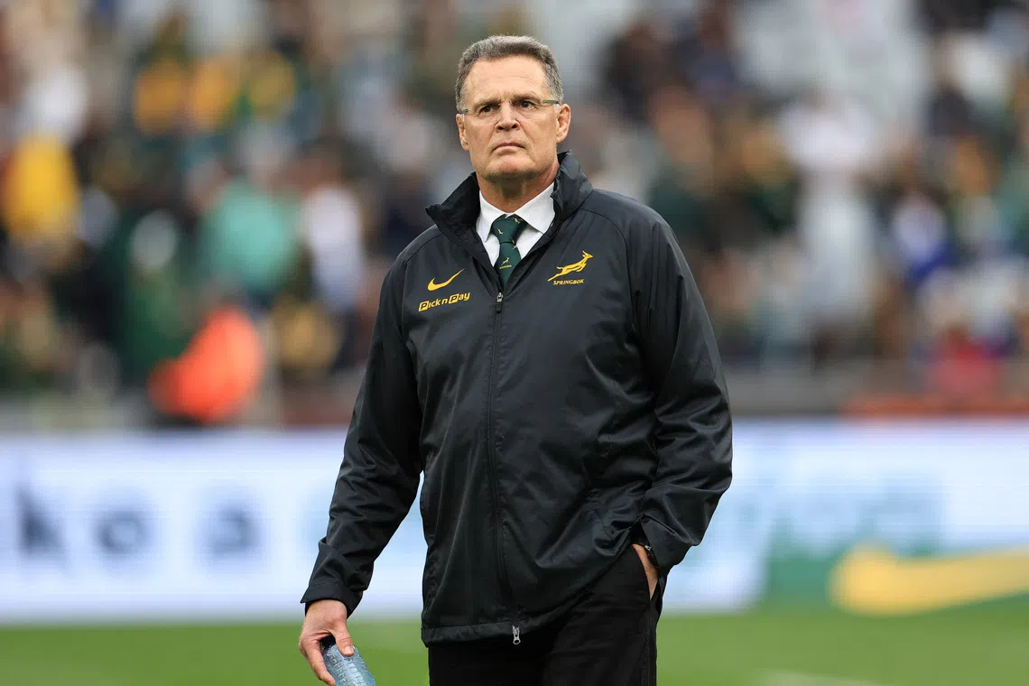 Erasmus denies Rennie's claims of illegal scrum tactics by Springboks
