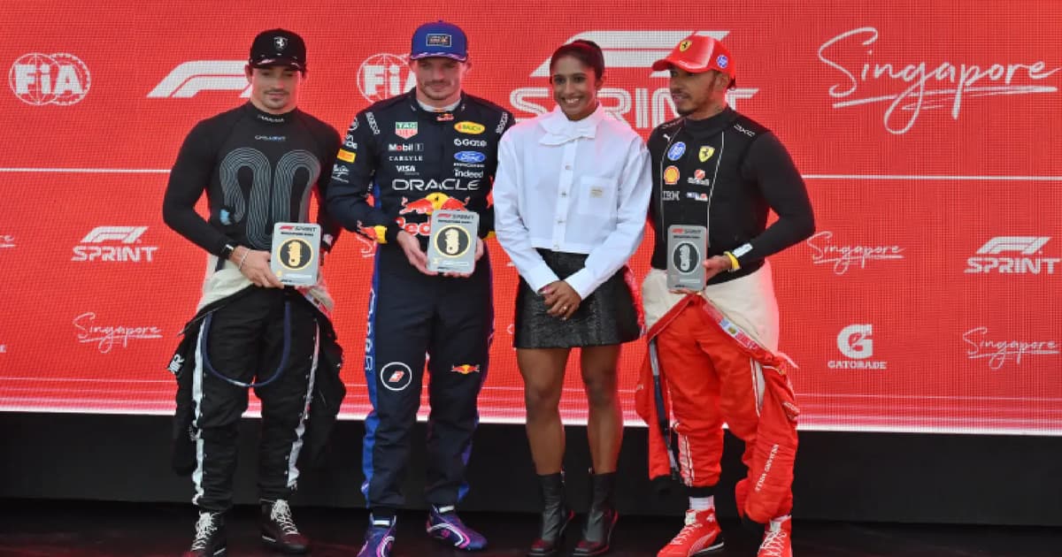 Verstappen claims Singapore sprint victory after Russell's dramatic crash