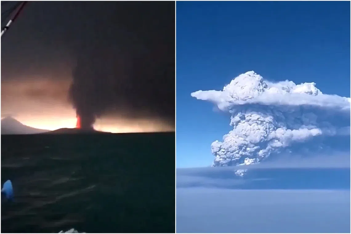 Indonesian volcano eruptions ground flights, disrupt daily life