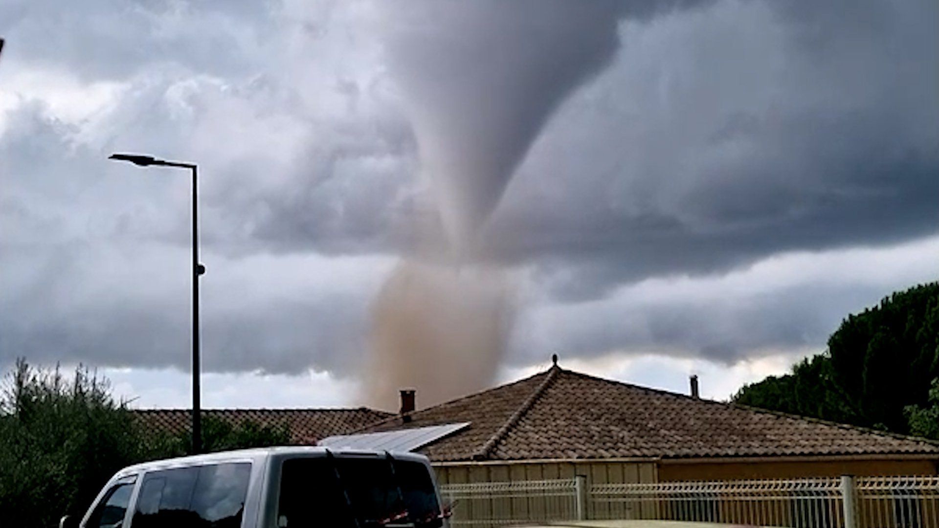 Rare tornado strikes southern France, leaving trail of destruction