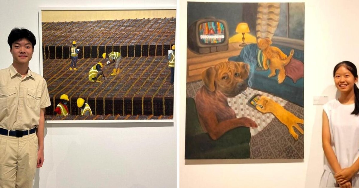 Young artists tackle modern social issues in UOB Painting competition