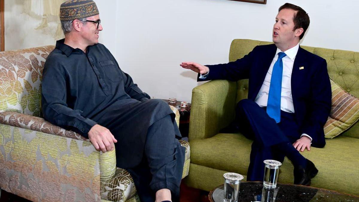 Abdullah's US envoy comments spark political row in Kashmir