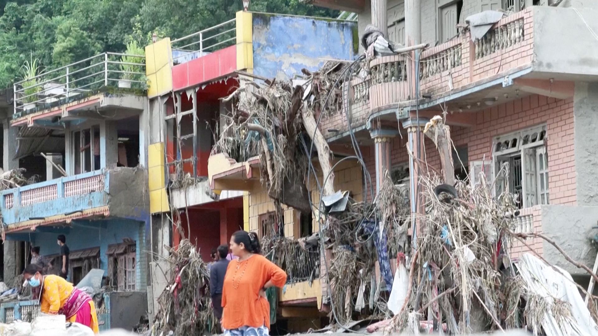 Nepali flood survivors face devastation as waters recede from homes
