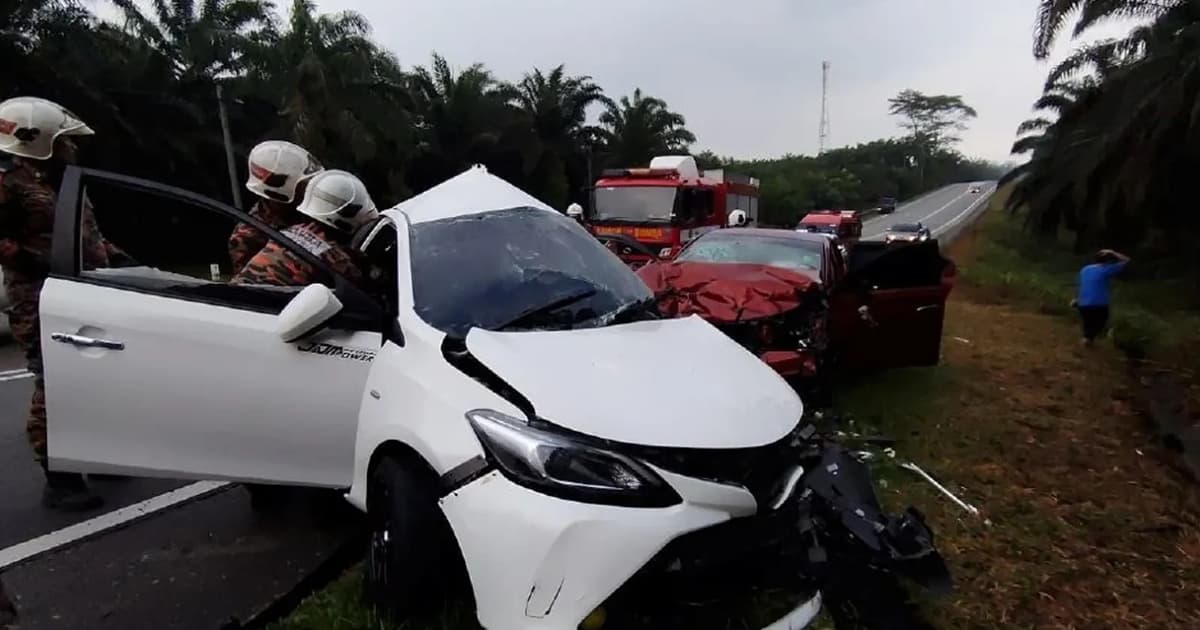 Tiga orang tewas dalam kemalangan melibatkan dua kenderaan di Johor