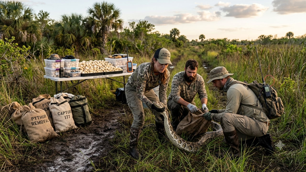 Florida Intensifies Invasive Python Removal Campaign