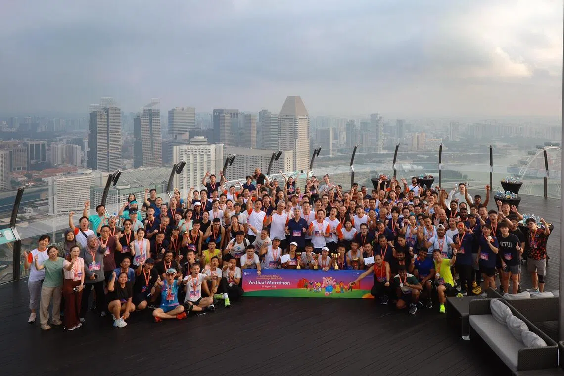 Vertical marathon and charity walk raise $5.2m for vulnerable Singaporeans