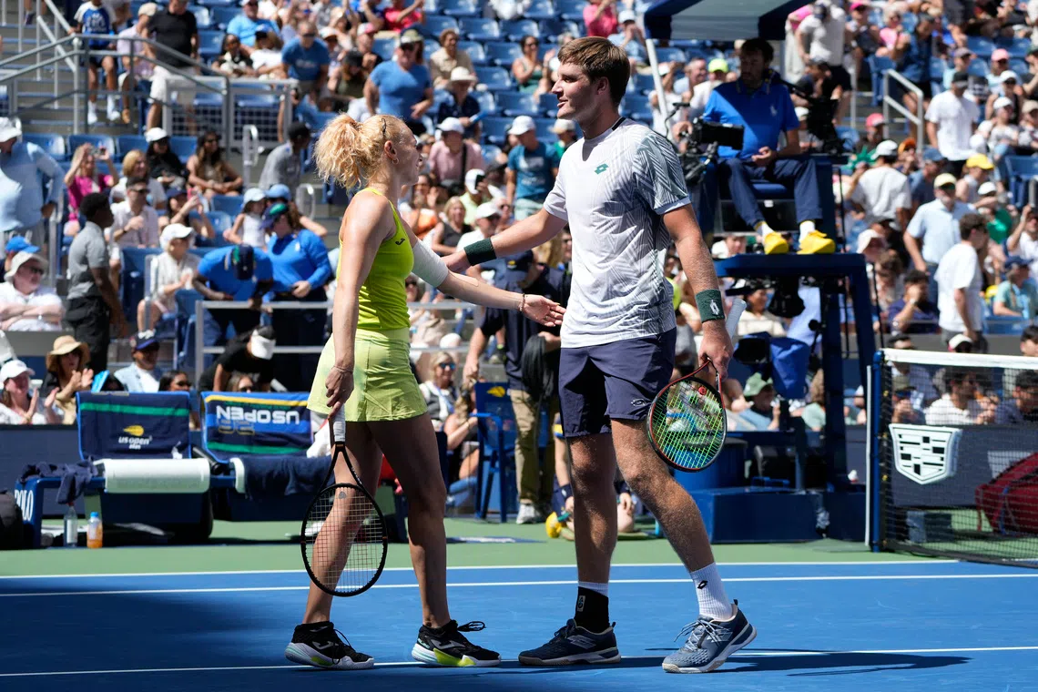 Top seeds Djokovic and Sabalenka bow out of US Open mixed doubles