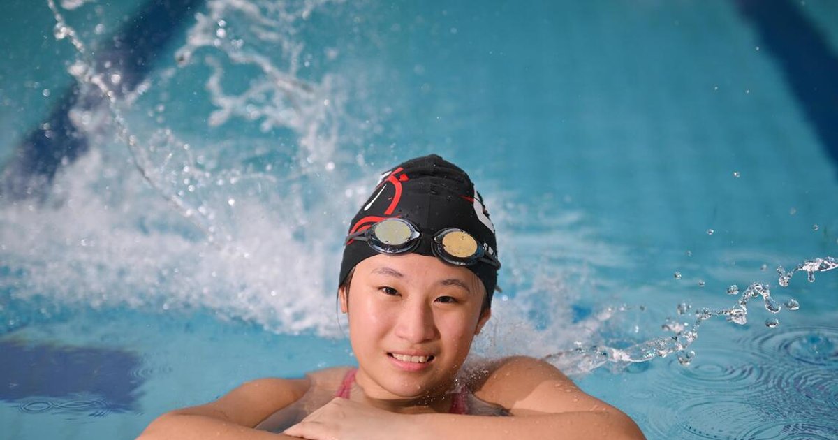 Teen swimmer overcomes rare genetic disorder to pursue aquatic dreams