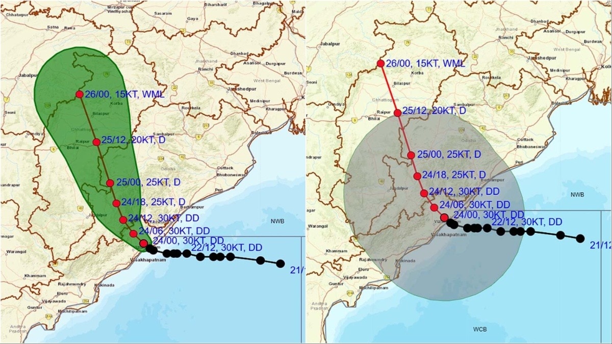 Storm batters Andhra Pradesh and Odisha coasts with heavy rainfall
