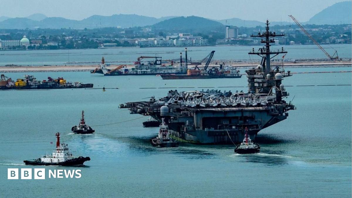 USS Abraham Lincoln docks in Thailand after record extended deployment