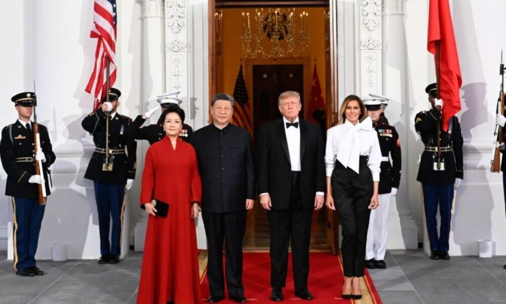 Xi Jinping attends White House state dinner hosted by Trump