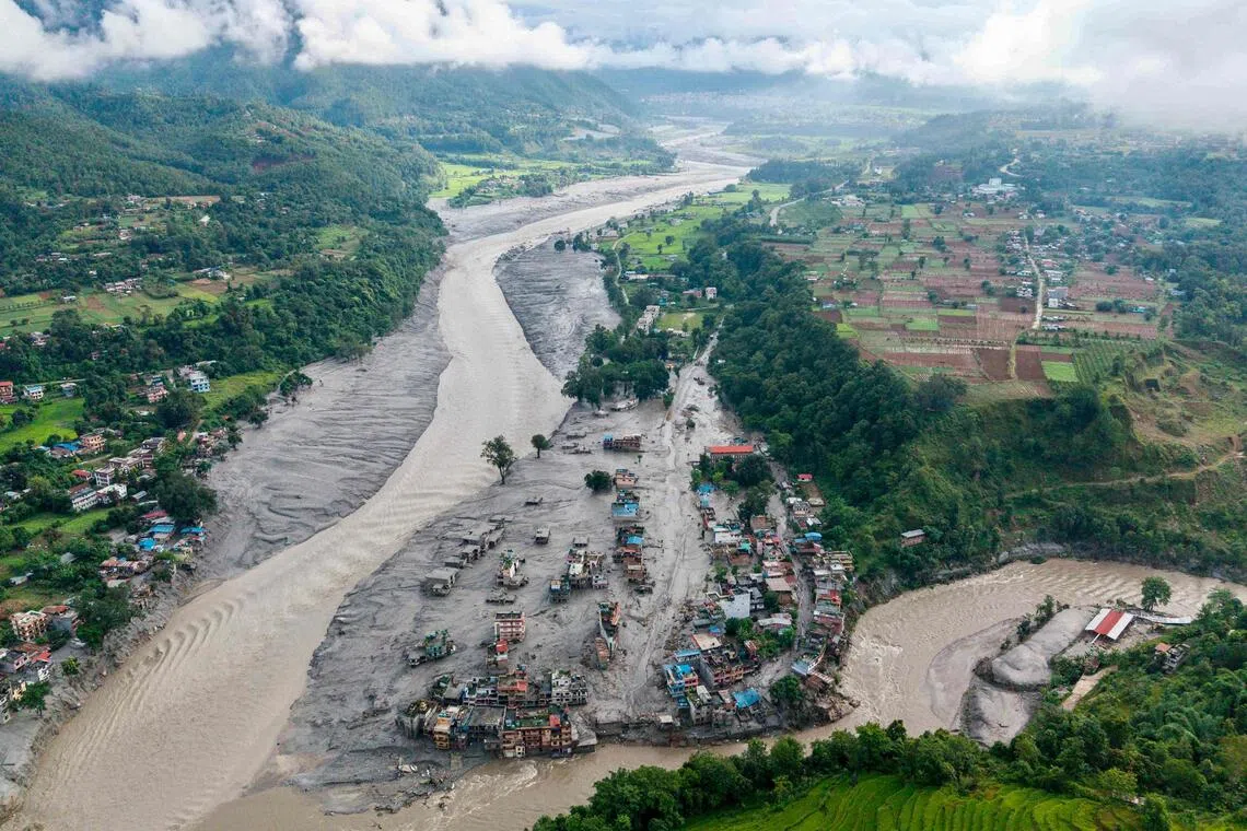 Singapore expresses sympathy as floods devastate Nepal and China border region