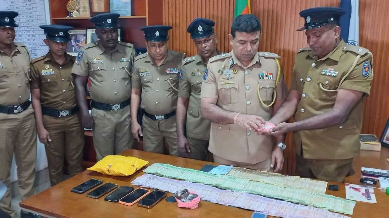 Major drug haul at Matara beauty salon; couple held
