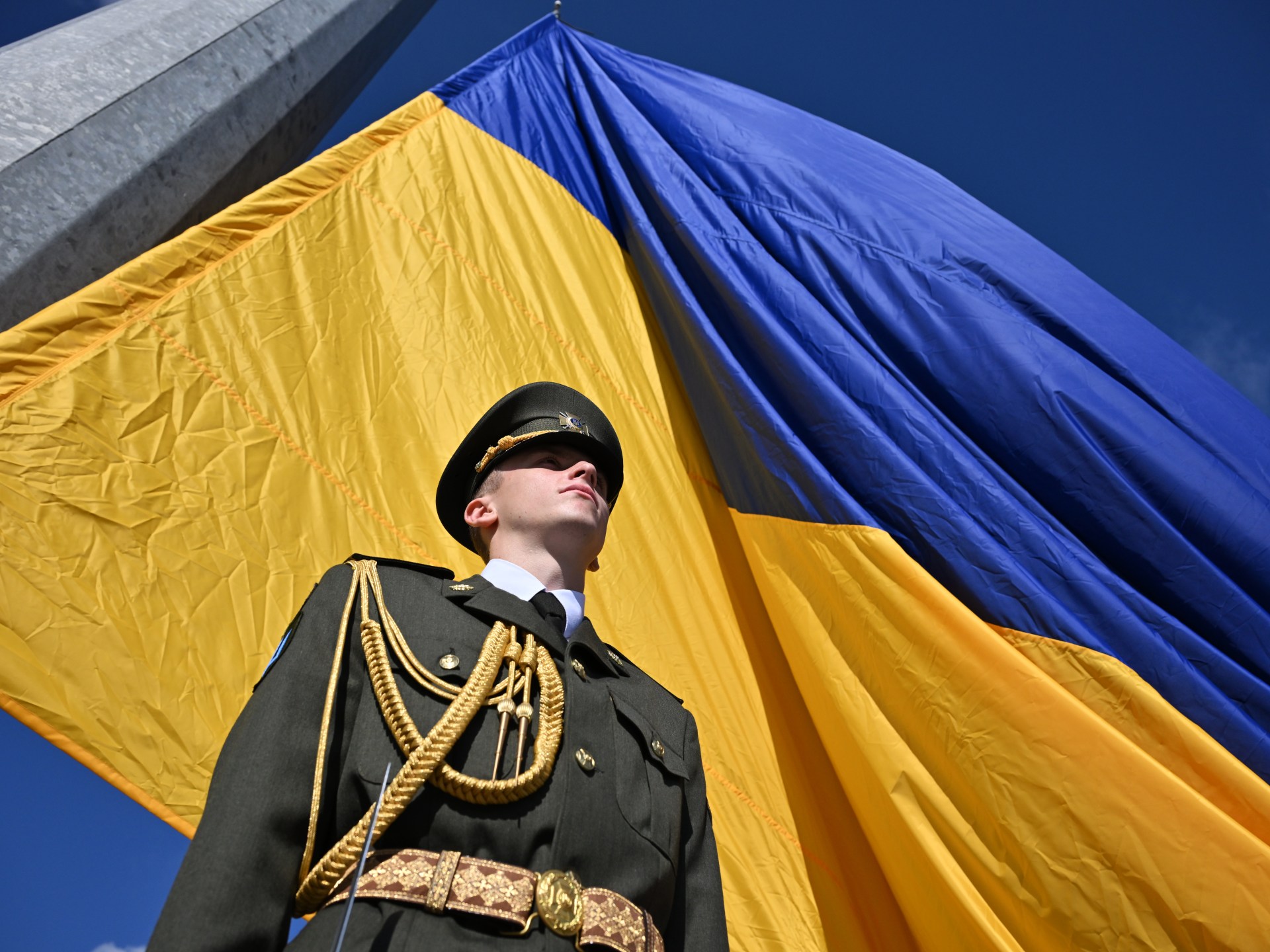 Ukraine marks National Flag Day with solemn tributes to war dead