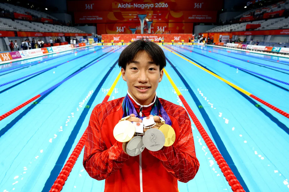 Japanese teen Ohashi targets LA 2028 after Marchand's 'scary' endorsement
