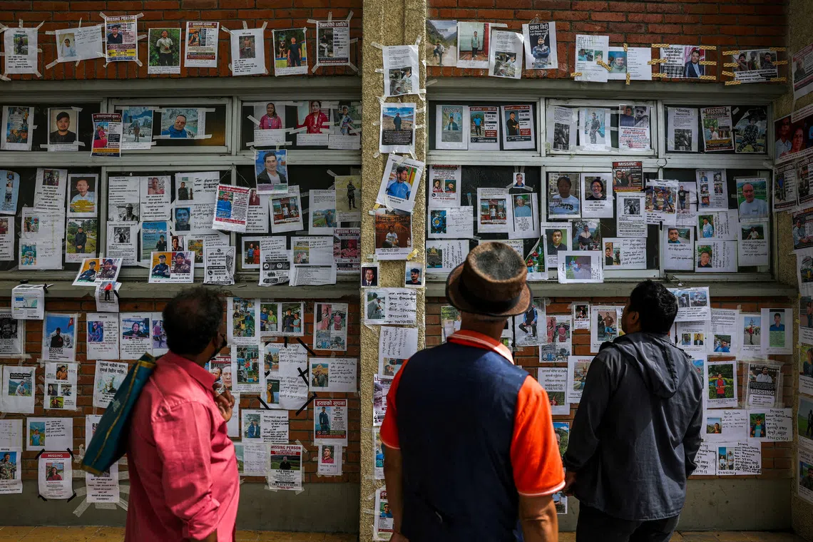 Nepal floods leave families searching hospital walls for missing loved ones