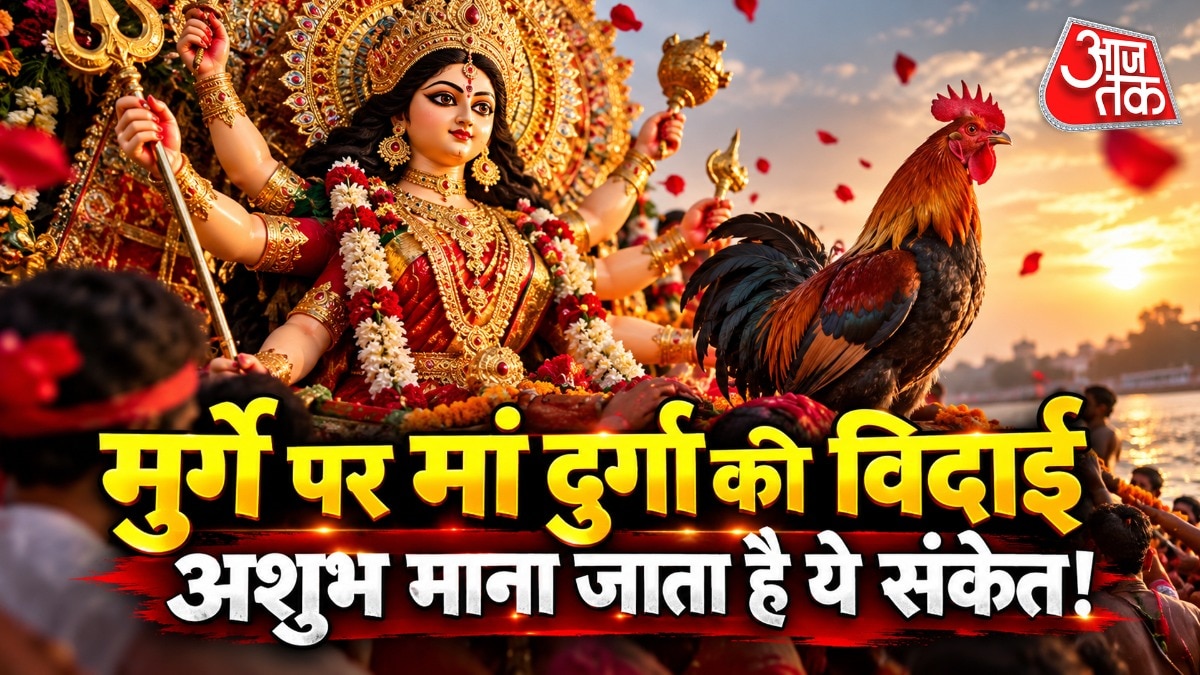 Rooster as Durga's vehicle signals inauspicious year ahead, Hindu scholars say