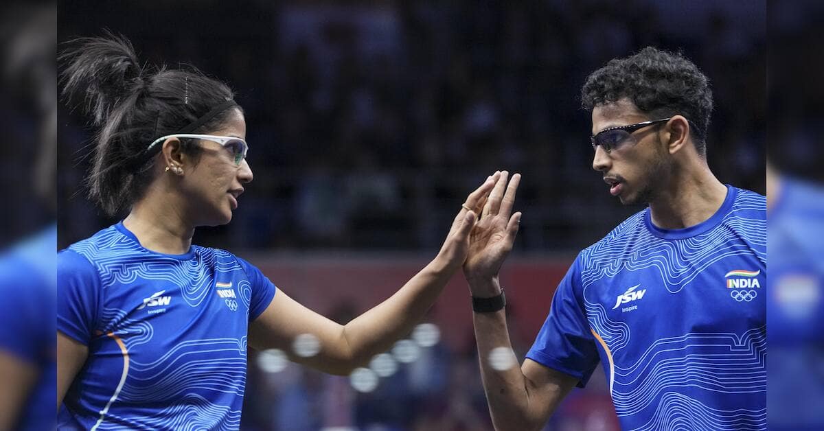Chinappa, Velavan claim bronze in squash mixed doubles at Asiad 2026