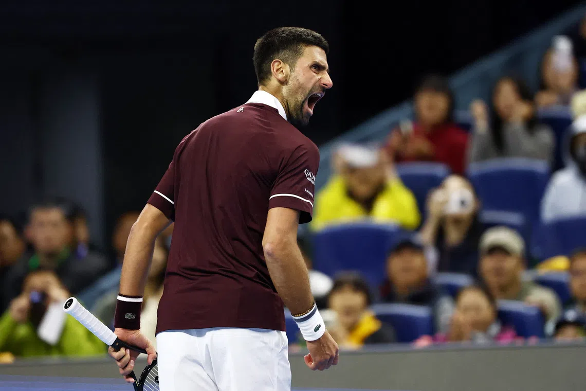Djokovic returns to China Open with commanding victory over Borges