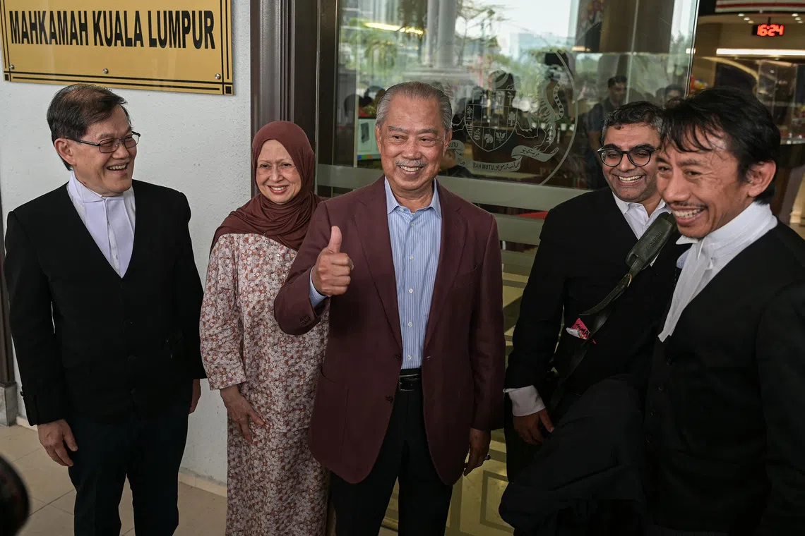 Former Malaysian PM Muhyiddin cleared of four graft charges
