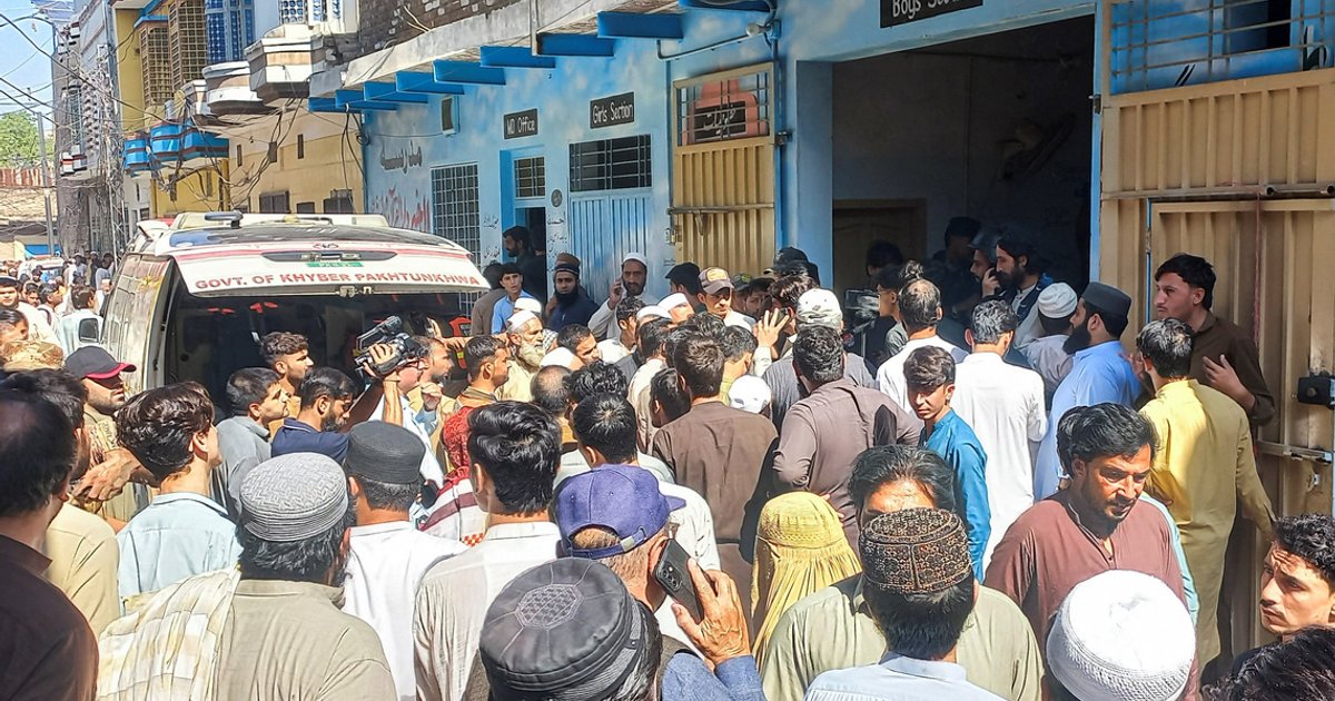 School roof collapse in Pakistan kills 27 students and teacher
