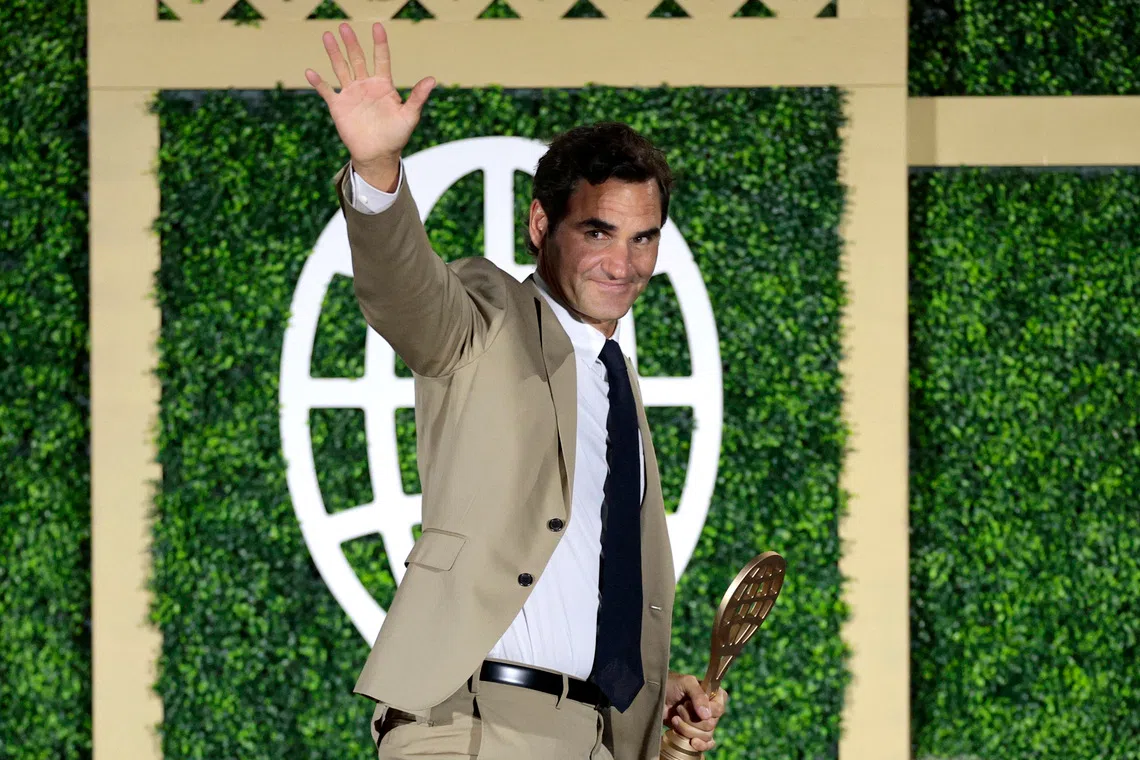 Federer joins tennis immortals with emotional Hall of Fame induction