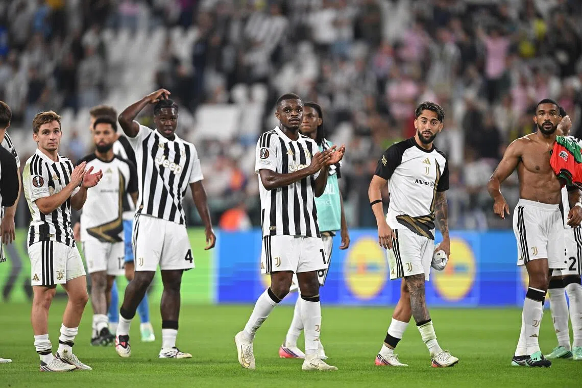 Juventus, Crystal Palace advance in Europa League with commanding victories