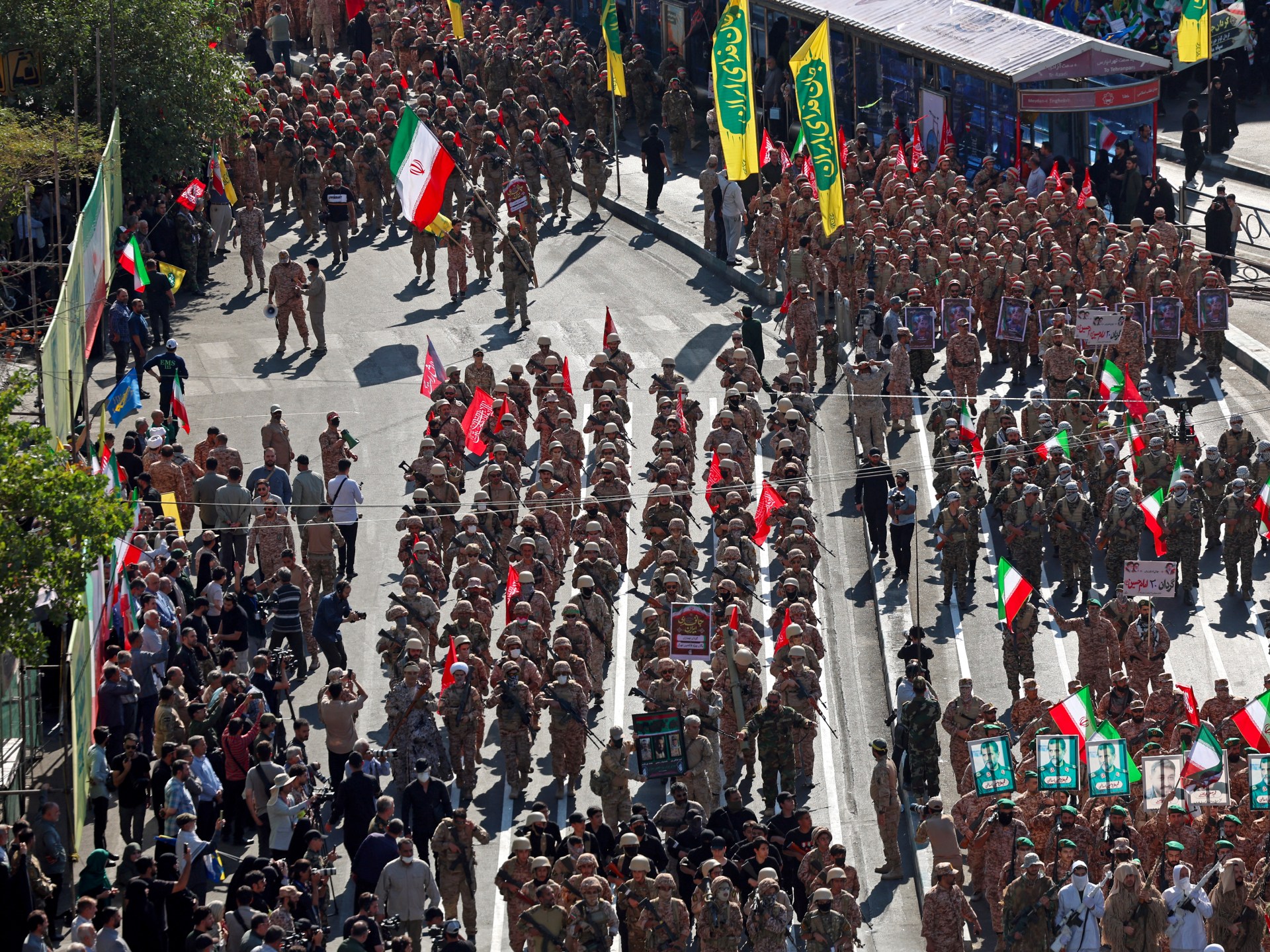 Tehran stages largest anti-US demonstration since regional conflict escalated