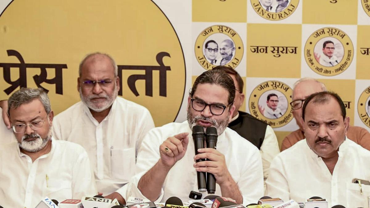 Jan Suraaj Party fields five candidates for Bihar MLC elections