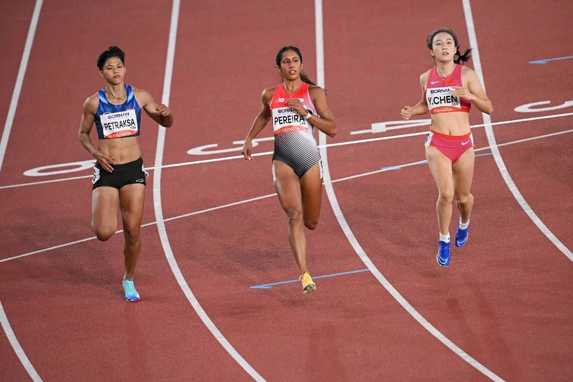 Pereira advances to Asian Games 100m semi-finals with heat runner-up finish