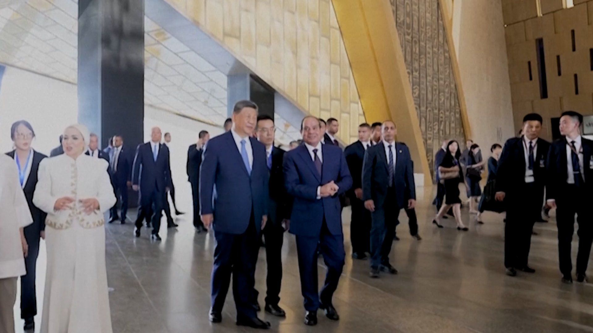 Egypt's Sisi hosts Chinese President Xi at Grand Egyptian Museum