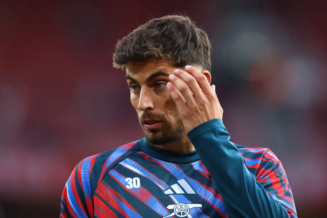 Arsenal's Havertz forced out of Germany squad with muscle strain