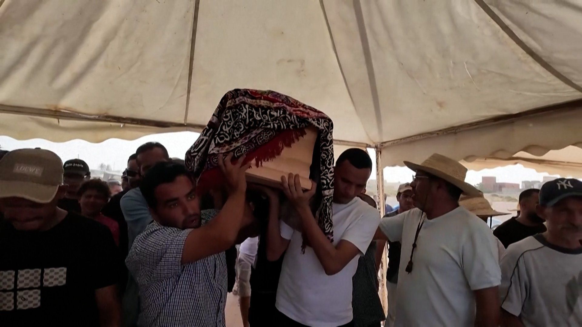 Eight young migrants laid to rest in Tunisian coastal town