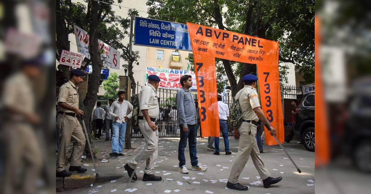 ABVP sweeps Delhi University student poll; independent takes VP post