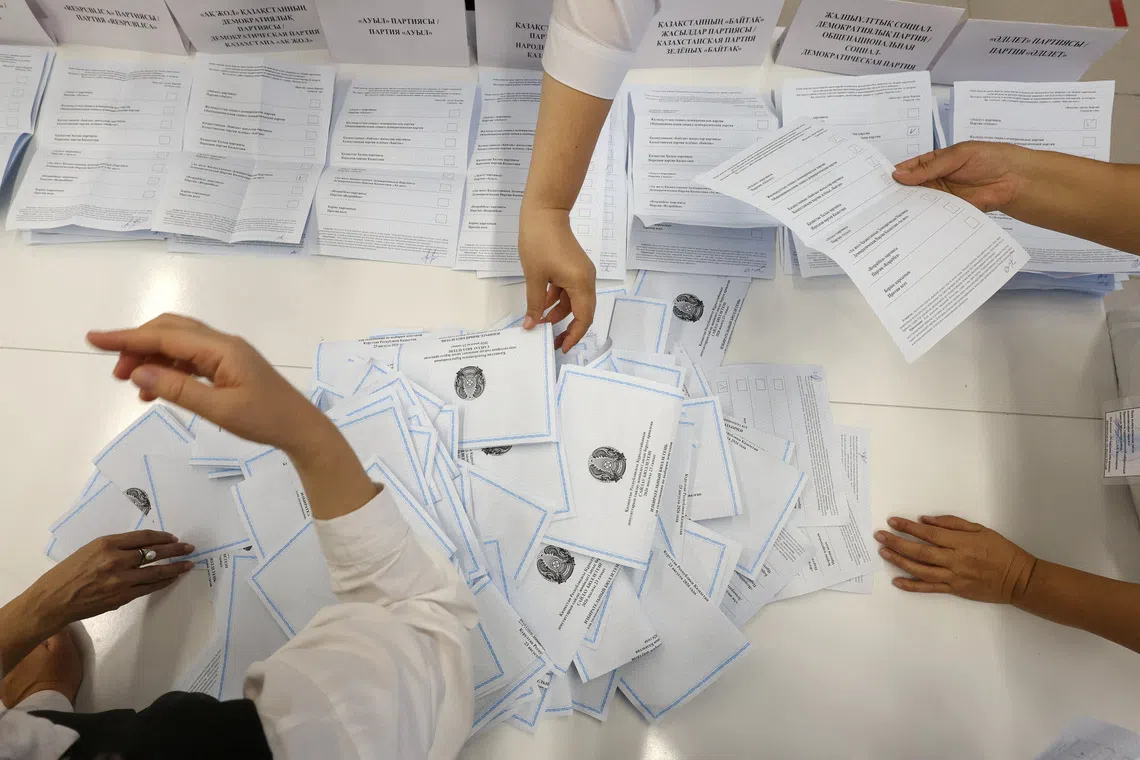 Kazakhstan's pro-government party secures overwhelming election victory