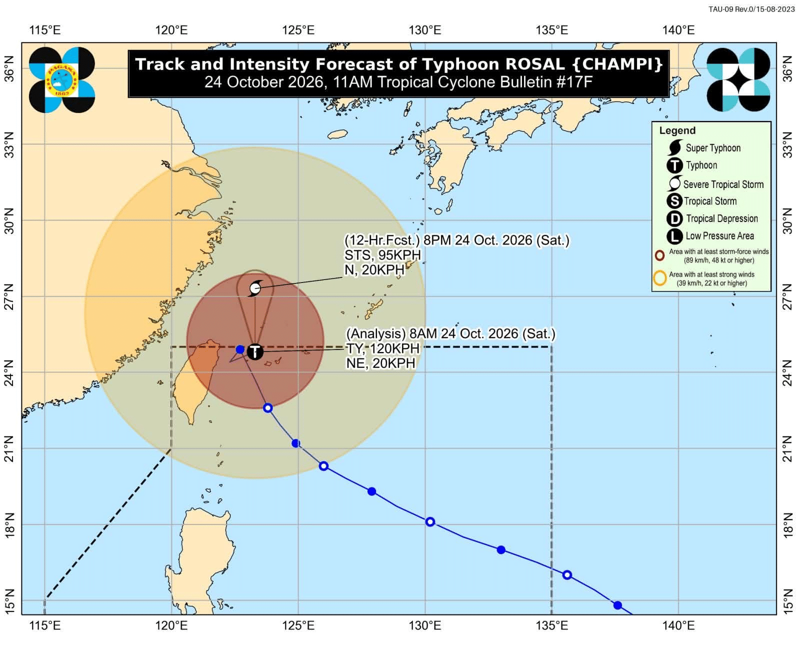 Typhoon Rosal exits Philippine area of responsibility Saturday