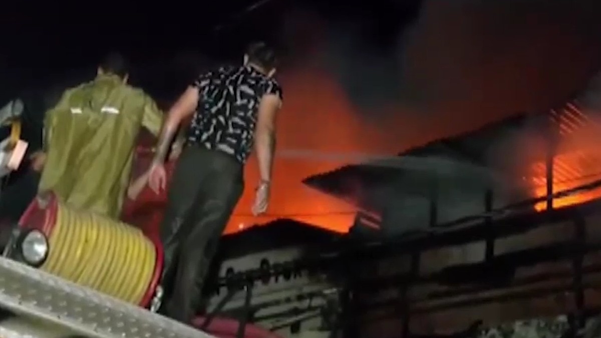 Major fire destroys 40 shops in Jammu Railway Station commercial area