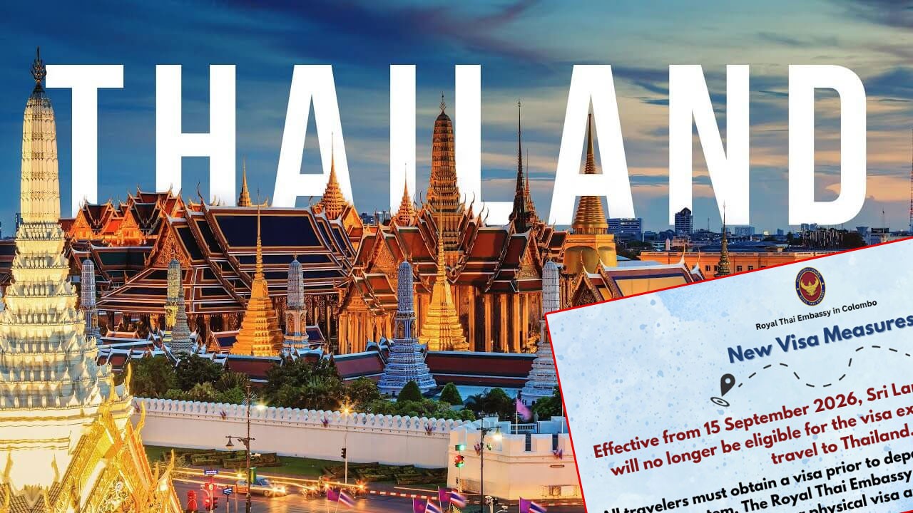 Thailand to end visa-free travel for Sri Lankan nationals