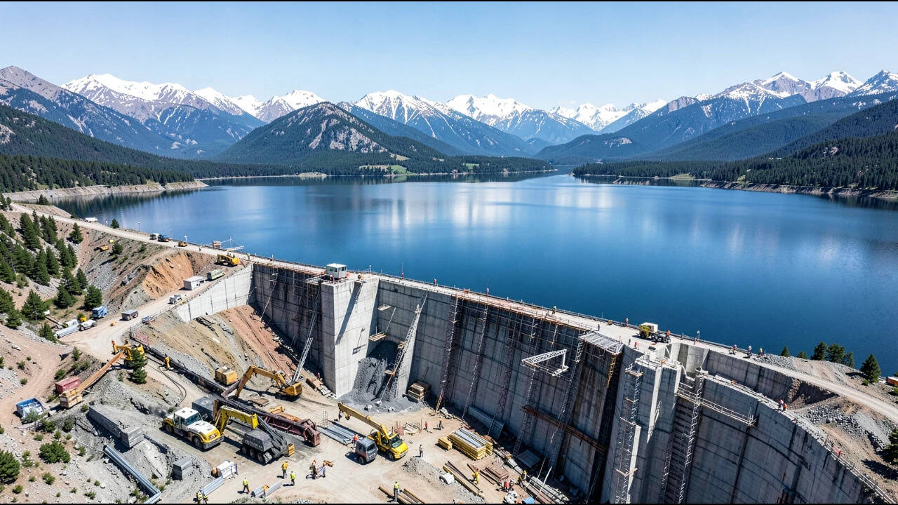 Historic dam undergoes major maintenance after nearly two centuries