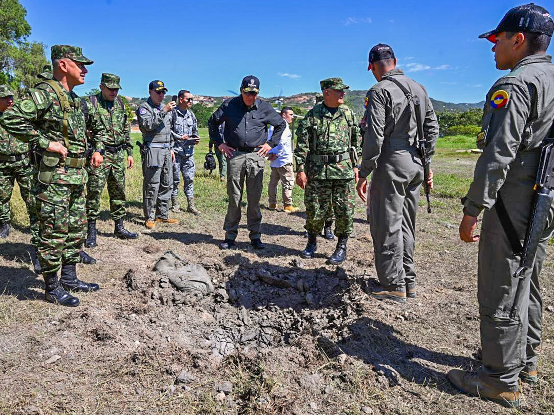 Colombia reports three soldiers killed in rebel drone attack