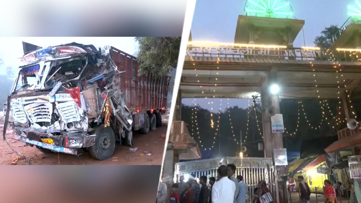 Truck crashes through temple wall in Gwalior, killing 13 devotees