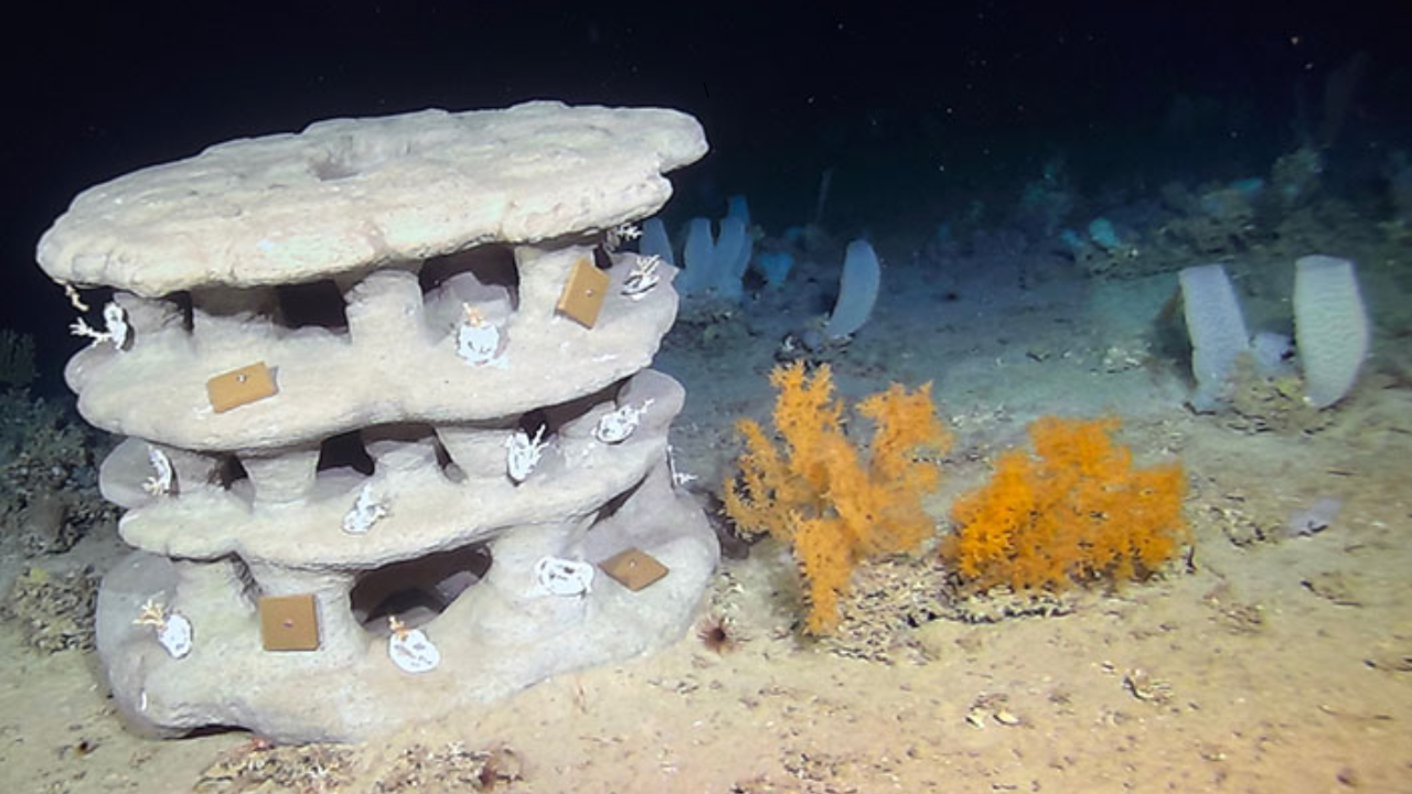 Scientists deploy 3D-printed artificial reefs in deep-sea coral experiment